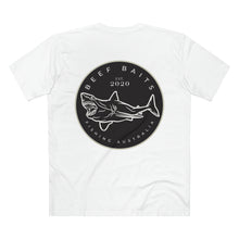 Load image into Gallery viewer, Beef Baits fishing Australia 2020 shark print Men&#39;s Staple Tee