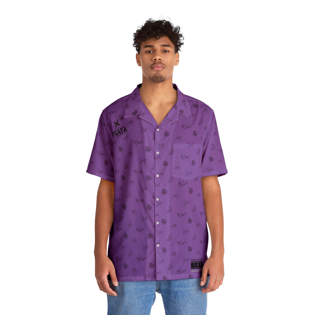 Beef Baits button up short sleeve Australia deadliest animal Men's Hawaiian Straya Shirt (AOP)
