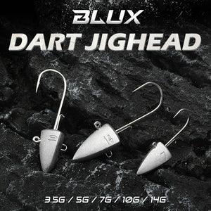 Dart Jig head Fish hooks 3.5g 5g 7g 10g 14g Worm Fishing Soft Lure Artificial Bait Tackle