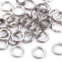 Load image into Gallery viewer, 200pcs/set Fishing Split Rings Stainless Steel Double Loop Connectors