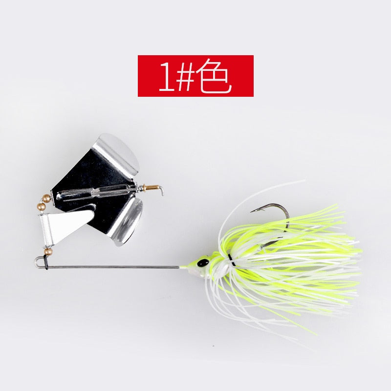 28g Top Water Fishing Lure Phonic Buzz Fishing Colourful Composite Spinner bait Fishing Tackle