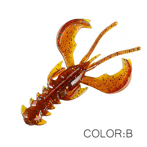 Crazy yabbie Soft Fishing Lures 65mm/10pcs 40mm/20pcs crayfish shrimp Lobster