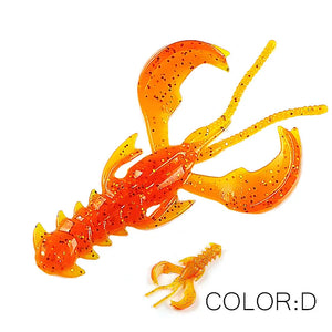 Crazy yabbie Soft Fishing Lures 65mm/10pcs 40mm/20pcs crayfish shrimp Lobster