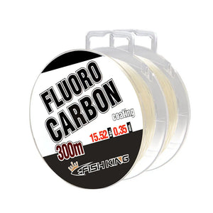 Full Sink Fluorocarbon 300m Fishing Line 100% Monofilament Leader Japanese