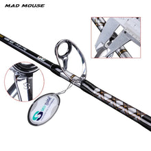 Load image into Gallery viewer, Strong strengthen guides BIG GAME trolling rod 37-60kgs 60-110lb 1.80m boat fishing rod
