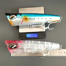 Load image into Gallery viewer, 1pc 190mm129g15cm86g12cm41g Top water Popper Bubble Jet surface lure for GT Tuna