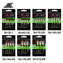 Load image into Gallery viewer, 3-5 pack soft plastic Lead Jig Head Hooks 3g-21g 2X Strong
