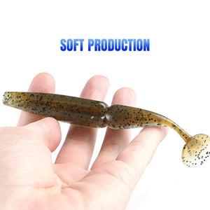 Fishing lure Soft Bait paddle tail professional Lure quality Artificial Wobblers