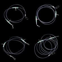 Load image into Gallery viewer, 1x Fishing Tackle trace rig Line Swivels Night Luminous Beads Connector