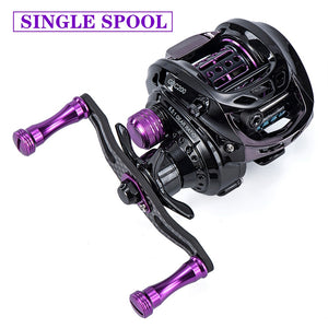 GBC200 Carbon BFS Bait casting Fishing Reel  Double Spool Smooth Casting