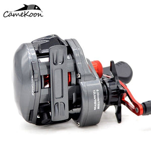 CAMEKOON Baitcasting Reels Left/Right Hand 7.3:1 Ultra Smooth Saltwater Bait Caster Wheel with Magnetic Brake Coil