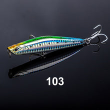 Load image into Gallery viewer, Noeby Sinking Fishing Lures 80mm 14 18g 99mm 28 36g Pencil Long Casting Wobblers Artificial Hard Baits for Bass Sea Fishing Lure