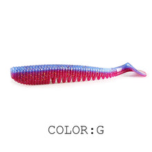 Load image into Gallery viewer, 50mm 80mm 95mm 110mm Fishing Lures soft lure paddle tail Artificial bait quality