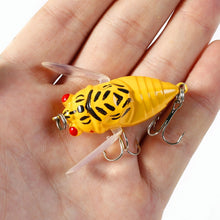 Load image into Gallery viewer, 1x Cicada Hard Fake Bait Fishing Lure 5cm 6g  Artificial surface popper Insect Tackle