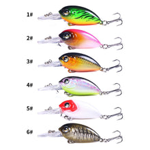 Load image into Gallery viewer, 1pcs Crankbaits Fishing Lure Wobblers 5.5cm 4.8g Floating Japan Artificial Hard Bait Bass Swimbait Fishing tackle