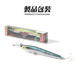 Needle gar fishing lure long casting pencil sinking 140mm/180mm skipping garfish