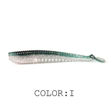 Load image into Gallery viewer, 50mm 80mm 95mm 110mm Fishing Lures soft lure paddle tail Artificial bait quality