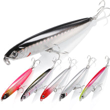 Load image into Gallery viewer, 1PCS Pencil Bait Sinking Minnow Fishing Lure 10-24g Bass Trolling Lure Hard Bait Diving Sinking Treble Hooks Fishing Tackle