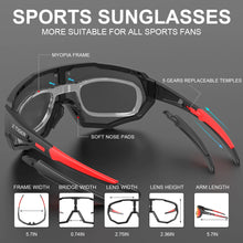 Load image into Gallery viewer, Fishing Glasses Polarized Eyewear Sports Men&#39;s Photochromic Sunglasses 3/5 Lens