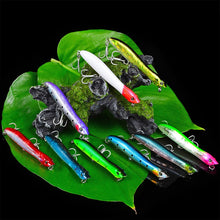 Load image into Gallery viewer, 6pcs Popper Fishing Lure Set Floating stick Artificial Bait Top water lure Tackle