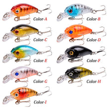 Load image into Gallery viewer, 45mm 4.1g Crankbait Fishing Lure Artificial Hard CrankBait Bass Fishing wobbler Japan Topwater Minnow Fish Lures
