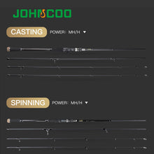 Load image into Gallery viewer, Fishing Rod 2.7m 3.0m H MH Power 10-45g Baitcasting Rod Inshore Fishing rod 3 Sections Spinning Rod Sea Fishing