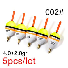 Load image into Gallery viewer, FISH KING 5pcs Float 2.0+2.0gr/3.0+2.0gr/4.0+2.0gr/5.0+2.0gr Copper Fishing Float Vertical Fishing Tackle