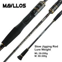 Load image into Gallery viewer, Fishing Jigging Rod 30-200g/80-300g Top Tip Ultralight Carbon Slow Jigging Boat