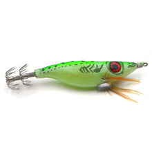 Load image into Gallery viewer, 5PCS 3.5#Hook Luminous Artificial Hard Bait Saltwater Squid Jig Body Shrimp Octopus Cuttlefish For Fishing Jigs Lure Sea Tackle