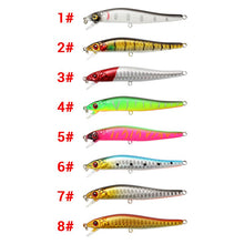 Load image into Gallery viewer, 1pcs Minnow Fishing Lure 3D Eyes 8.5cm/5.8g Crankbait Wobblers Artificial Hard Bait Bass Fishing