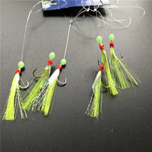 Load image into Gallery viewer, 5 bags fishing sabiki samodur bait jigs Mackerel herring rig hooks