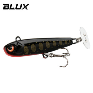 BLUX Rattle Tail 38mm 44mm Power Shining Paddle Metal Jig Fast Zinc Jigging Spoon Bait Sinking Hard Fishing Lure