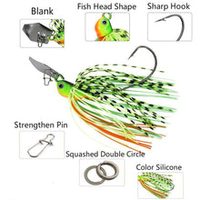Load image into Gallery viewer, Fishing Lures Rubber Jig 2023 Weights14-17g Fishing Tackle Spinnerbait jig head Accessories Isca