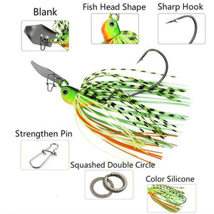 Fishing Lures Rubber Jig 2023 Weights14-17g Fishing Tackle Spinnerbait jig head Accessories Isca