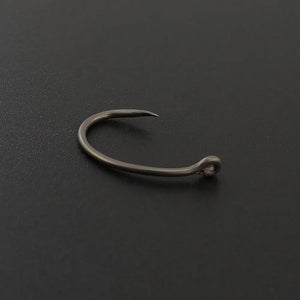 50pcs set Stainless Steel Barbless Fishing Hook for easy safe release of fish