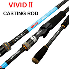 Load image into Gallery viewer, JOHNCOO 2 option rod tip UL/L M/ML Spinning Rod Solid Tip 2.1m 1.92m spin and cast Fast Action Carbon Rod for Light Jigging Fishing Rod