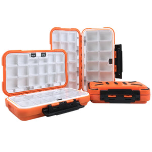 Fishing waterproof accessories small tackle box fish double sided storage box
