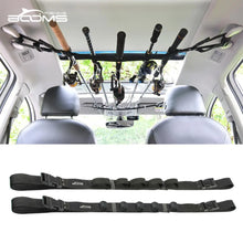 Load image into Gallery viewer, Vehicle Rod Carrier Rod Holder Belt Strap With Tie Suspenders Wrap Fishing