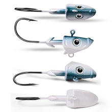 Load image into Gallery viewer, 1PCS Jig Head Soft Lure Hooks 21.5g-32.5g Jigging realistic 3d eye Fishhooks second concection