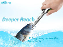Load image into Gallery viewer, Fishing Pliers Fish Grip Set 23cm Long Nose Hook Remover Stainless Line Cutter Scissors