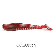 Load image into Gallery viewer, 50mm 80mm 95mm 110mm Fishing Lures soft lure paddle tail Artificial bait quality