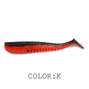 50mm 80mm 95mm 110mm Fishing Lures soft lure paddle tail Artificial bait quality