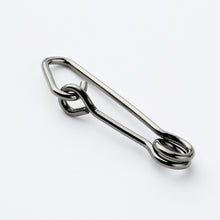 Load image into Gallery viewer, Stainless Steel Hook Lock Snap Swivel Solid Rings Snaps Fishing Connector Accessories