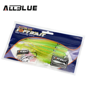 Crazy Slug 130mm 6pcs/bag Soft Fishing Lure Artificial Bait Silicone Worm Shad