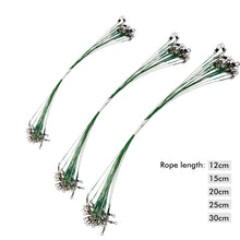 Load image into Gallery viewer, Steel Fishing wire trace Line 15cm-30cm Leader With Swivel Fishing Lead Core