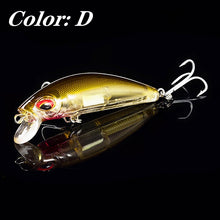 Load image into Gallery viewer, 1Pcs 3D Eyes Luminous Minnow light up Fishing Lures 7cm 11.5g Jig Sinking  Wobblers Hard Bait Artificial Crankbait Night Fishing