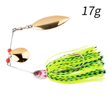 Load image into Gallery viewer, 1pcs Spinner Bait 10G 16G 17G Metal Lure Hard Fishing Lure Spinner Lure Spinnerbait Swivel Fish Tackle Wobbler Fishing