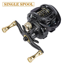 Load image into Gallery viewer, GBC200 Carbon BFS Bait casting Fishing Reel  Double Spool Smooth Casting