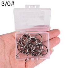 Load image into Gallery viewer, 20pcs/box 6#-7/0# High Carbon Steel Hooks Octopus Circle Fishing Hook