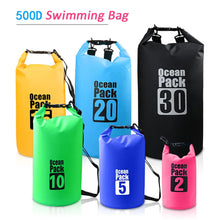 Load image into Gallery viewer, Waterproof Swimming Bag Dry Sack Floating Dry Gear Bags For Boating Fishing